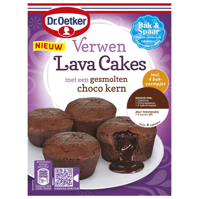 Dr. Oetker Verwen lavacakes