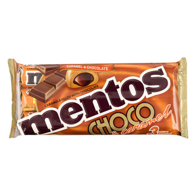 Mentos Choco & caramel filled with chocolate