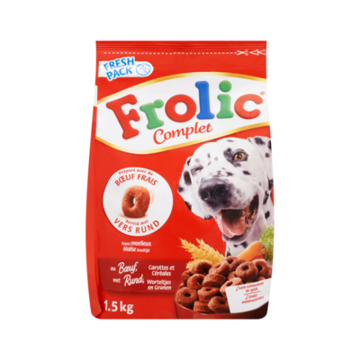 Frolic Complet met Rund, Worteltjes en Granen