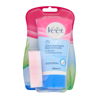 Veet Ontharingscrème Douche Gevoelige Huid