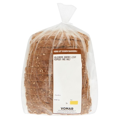 Molenaersbrood Boeren Licht Pompoen Meergranen Half