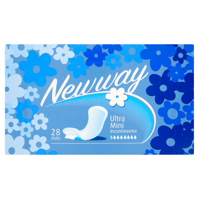 NewWay Incontinentie Maandverband Ultra Mini 28 Stuks