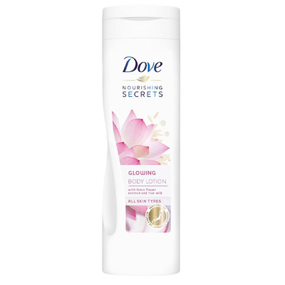 Dove Bodylotion glowing