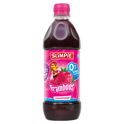 Slimpie Framboos Limonadesiroop 580 ml