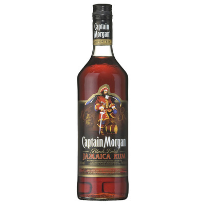 Captain Morgan Black label Jamaican rum