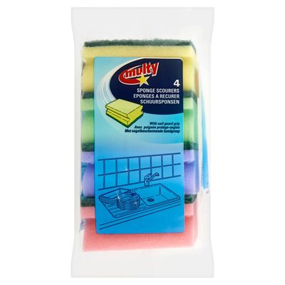 Multy Schuursponsen 4 Stuks