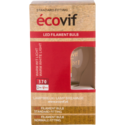 Écovif Led filament bulb 4w e27