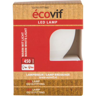Écovif Ledlamp 6w gu10