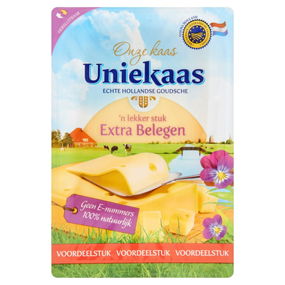 Uniekaas Goudse Kaas 48+ Extra Belegen 0,500 kg