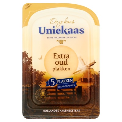 Uniekaas Extra Oud 5 Plakken 48+ 125 g