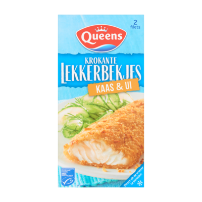 Queens Krokante Lekkerbekjes Kaas & Ui 2 Filets