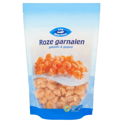 Vismarine Roze garnalen gekookt en gepeld