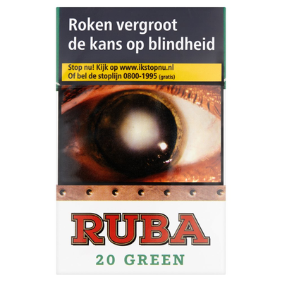 Ruba Menthol Filter Sigaretten 20 Stuks