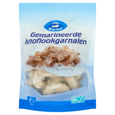 Vismarine Knoflookgarnalen 300 g
