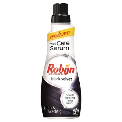Robijn klein en krachtig vloeibaar wasmiddel black velvet