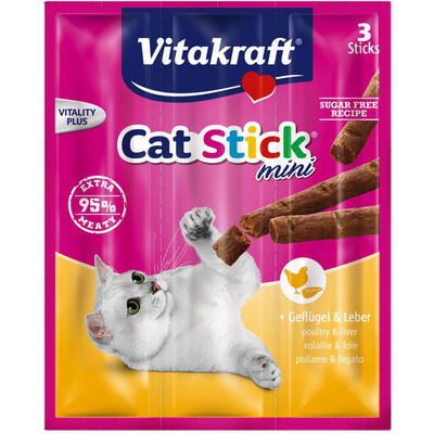 Vitakraft Catsticks mini gevogelte-lever