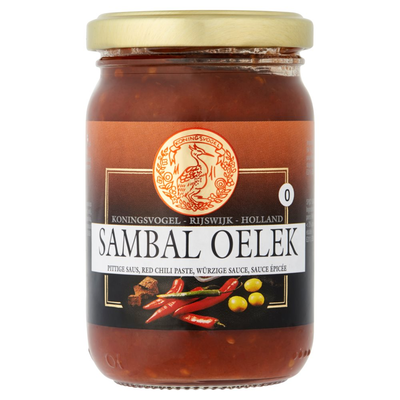 Koningsvogel Sambal Oelek 200 g