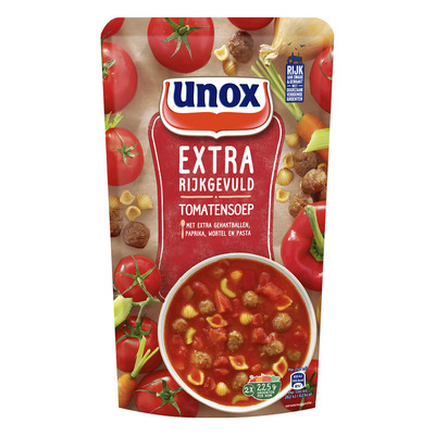 Unox Soep in zak tomaat