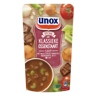 Unox Soep in zak ossenstaartsoep