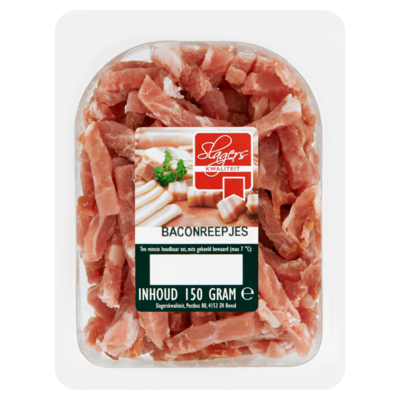 Slagerskwaliteit Baconreepjes