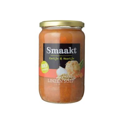 Smaakt Linzensoep Bio