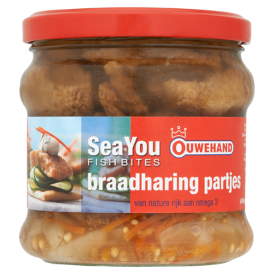 Ouwehand Sea You Fish Bites Braadharing Partjes 355 g