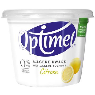 Optimel Magere kwark citroen 0% vet