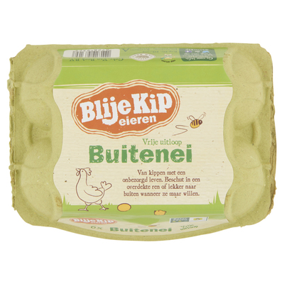 Blije Kip Buitenei, vrije uitloop eieren