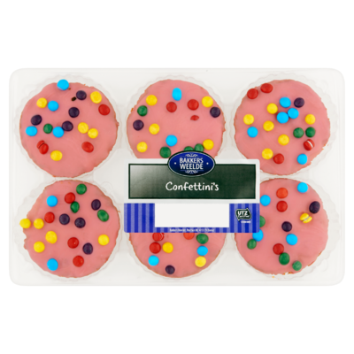 Bakkers Weelde Confettini's 6 Stuks 200 g