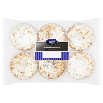 Bakkers Weelde Appel-Kruimelkoeken 300 g