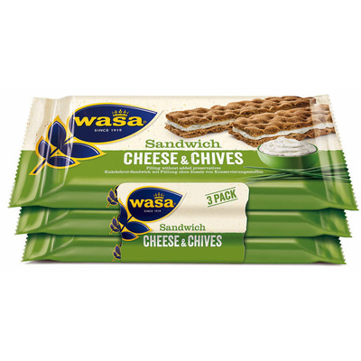 Wasa Sandwich cream cheese & chives