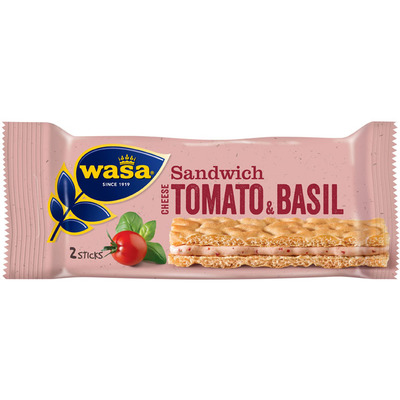 Wasa Sandwich cream cheese, tomato & basil
