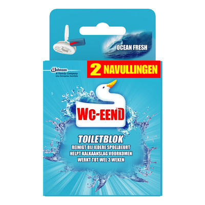 WC Eend Toiletblok original blue navul