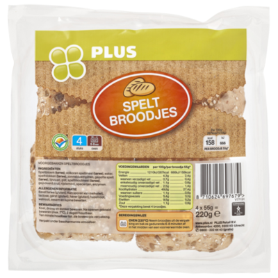Huismerk Spelt broodjes
