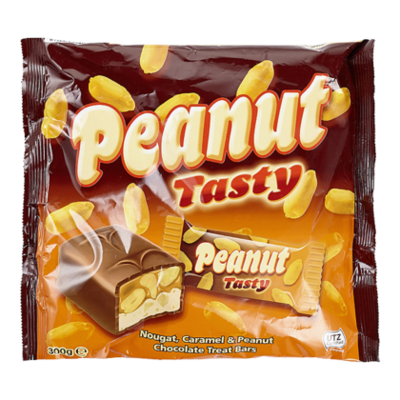 Peanut tasty Mini's caramel candy bars