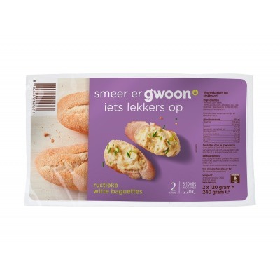 Huismerk Baguettes rustiek wit