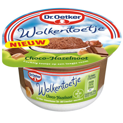 Dr. Oetker Wolkentoetje choco-hazelnoot