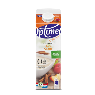 Optimel Magere yoghurt pruim kaneel