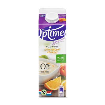 Optimel Magere yoghurt sinaasapp abrikoos 0% vet