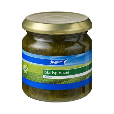 Huismerk Blad Spinazie Gesneden