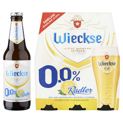 Wieckse Radler citroen 0.0% fles