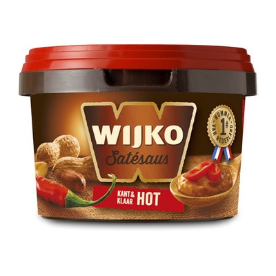 Wijko Hot satésaus kant & klaar