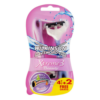 Wilkinson Xtreme 3 beauty 4+2 gratis