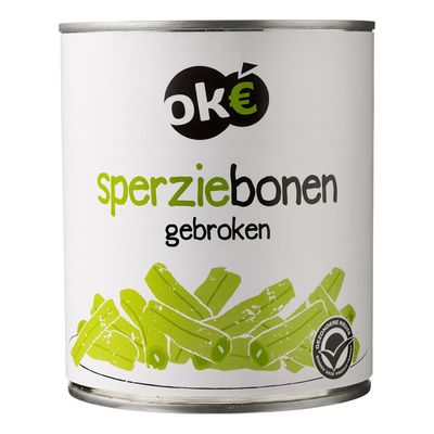 Budget Huismerk Sperziebonen Gebroken