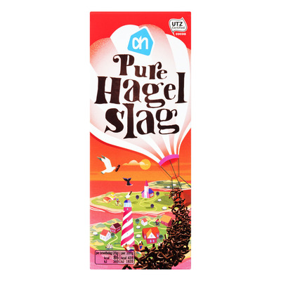 Huismerk Chocolade hagel puur