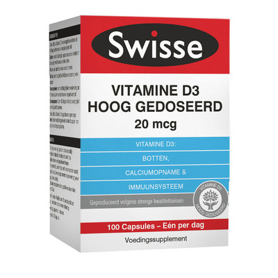 Swisse Vitamine D3 capsules