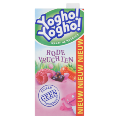Yogho-Yogho Rode vruchten geen suiker toegevoegd