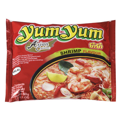 Yum Yum Shrimp flavour instant noodles