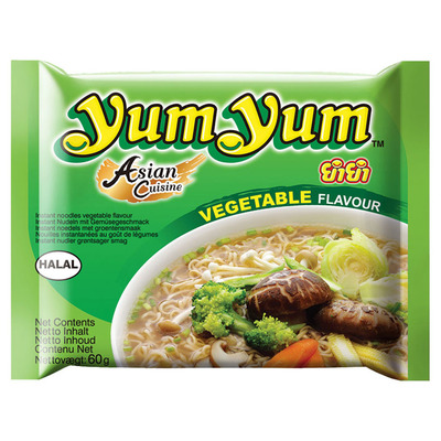 Yum Yum Vegetable flavour instant noodles