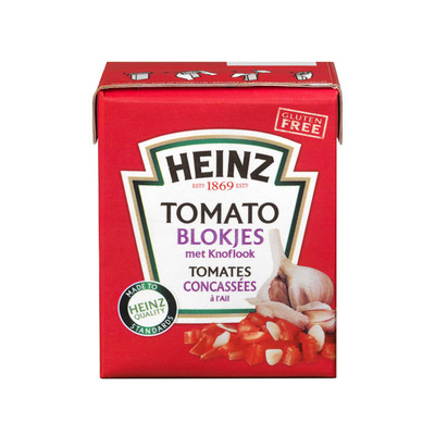 Heinz Tomato blokjes met knoflook